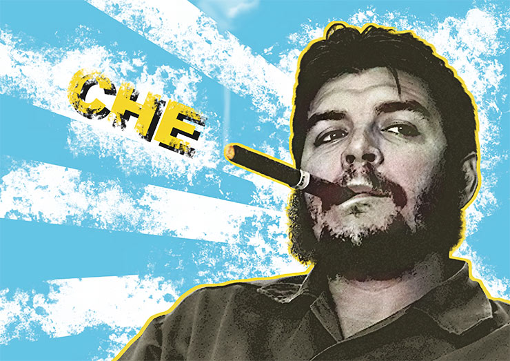 illustrazioni digitali che guevara