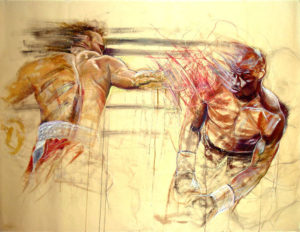 mayweather boxing pugilato boxe painting disegno