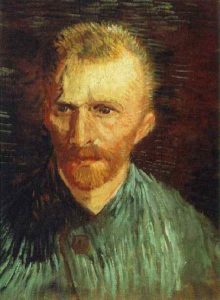 autoritratto pittura olio van gogh