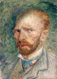 Autoritratto Van Gogh pittura olio