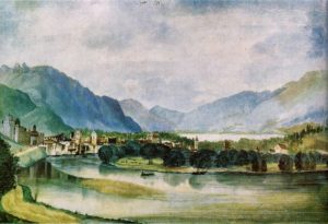 acquerello Durer paesaggio watercolor