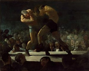 boxe pugilato art oil painting olio tela pittua