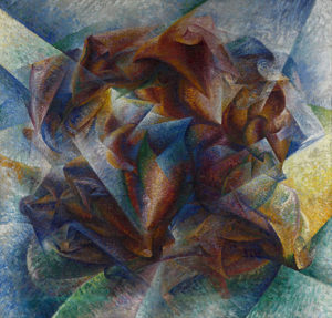 boccioni calcio futurismo pittura