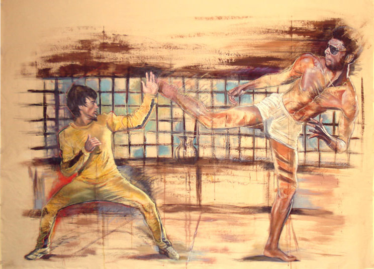 pastelli bruce lee e Kareem Abdul Jabbar