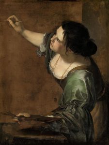 autoritratto gentileschi pittura