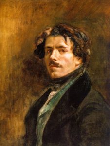 autoritratto delacroix pittura olio