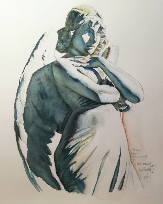 watercolor painting acquerello