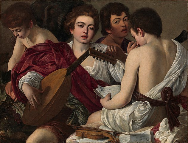 pittura michelangelo merisi musicisti