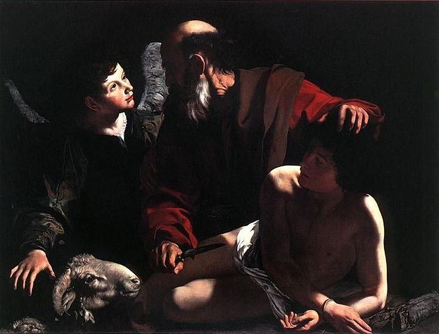 caravaggio sacrificio isacco