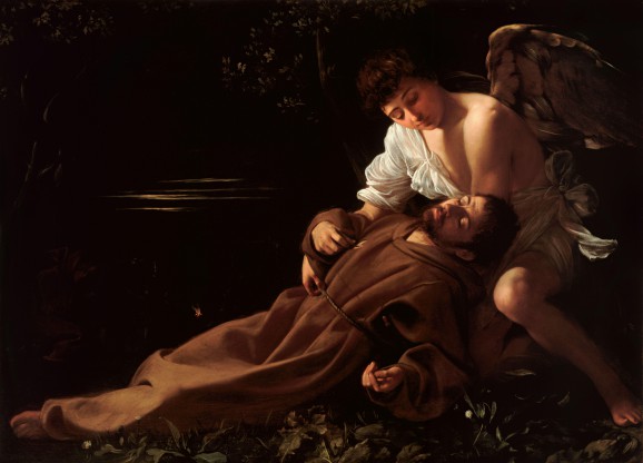 caravaggio angelo francesco assisi estasi