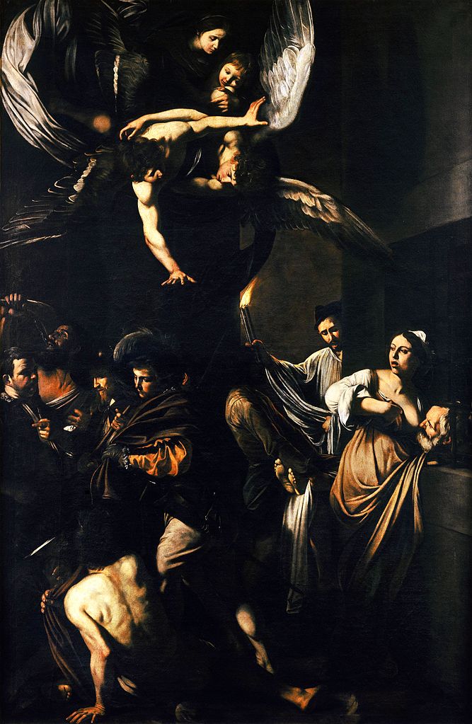 caravaggio sette opere misericordia dipinto