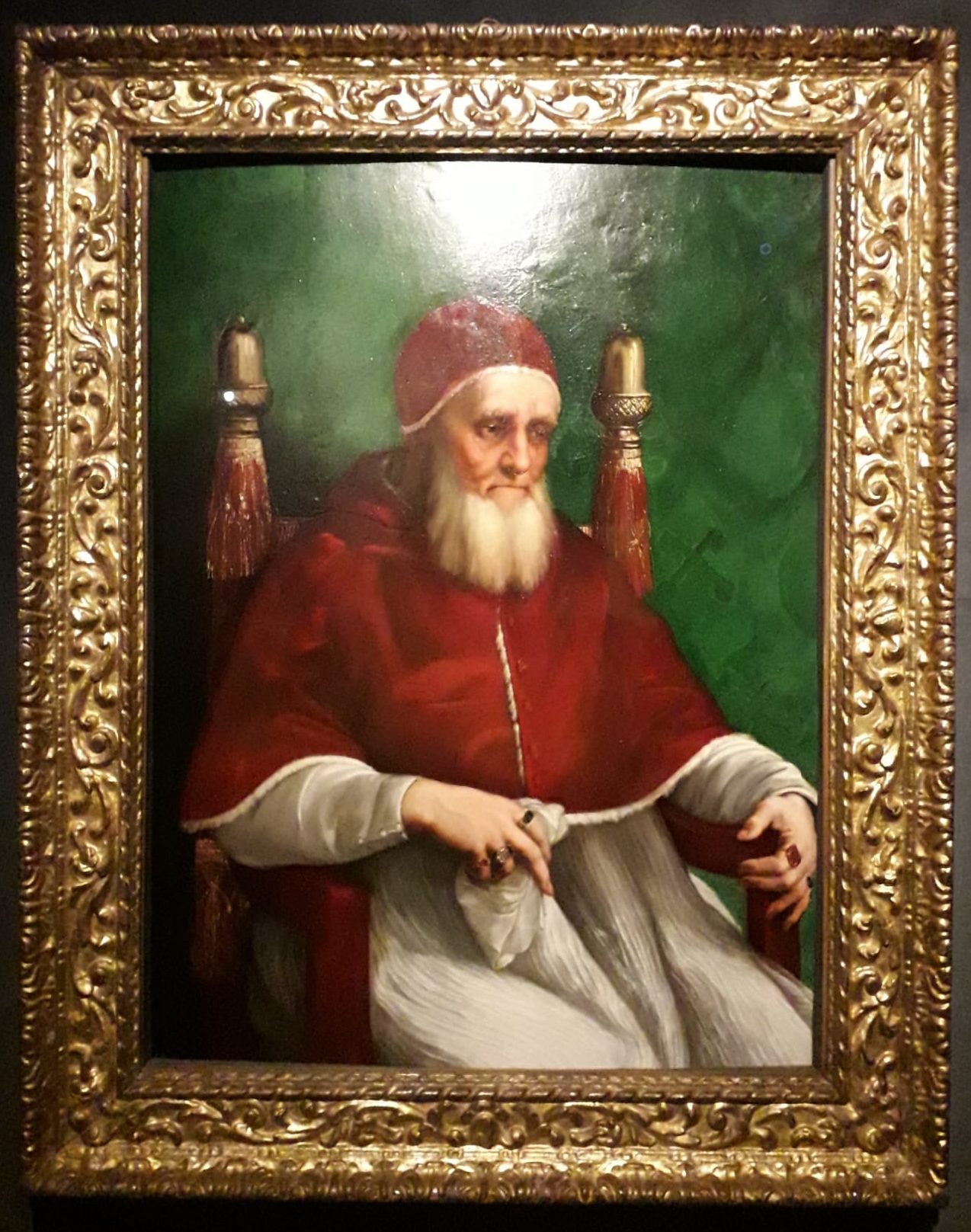 ritratto papa giulio II raffaello