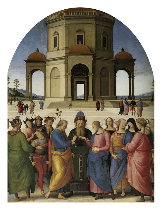 sposalizio vergine perugino